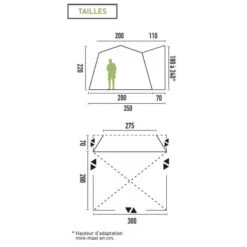 Auvent De Camping-car Gonflable SANTA CRUZ -Tenteo Nomade Boutique auvent camping car gonflable santa cruz 3