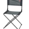 Chaise Camping Pliante Gris Noir