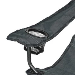 Fauteuil Camping ACIER Gris Noir 10 Fauteuil Camping ACIER Gris Noir -Tenteo Nomade Boutique fauteuil acier gris noir 2