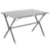 Table Camping à Clayettes Aluminium 115 Cm -Tenteo Nomade Boutique table alu 115 cm