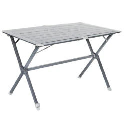 Table Camping à Clayettes Aluminium 115 Cm